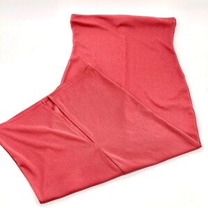 Forever 21 Rose Midi Tube Pencil Dress Lg